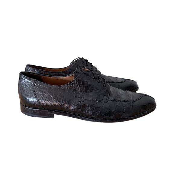 Paolo De Marco Genuine Crocodile Leather Shoes Men’s 11.5 Italy luxury classic main image 8